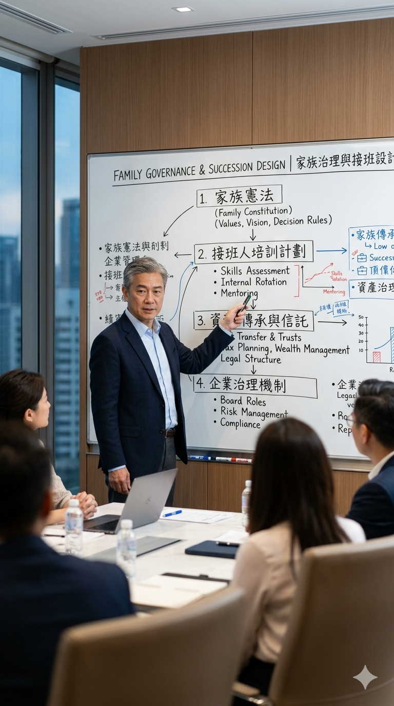 家族治理與接班設計：永續傳承的關鍵
