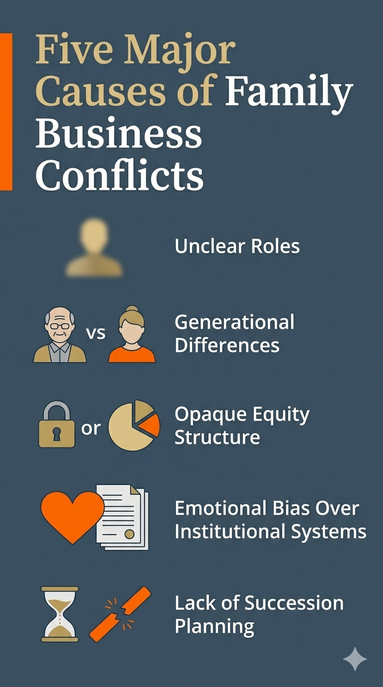 家族內部衝突的五大成因